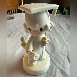 Precious Moments Graduation Figurine in Cream, girl figurine